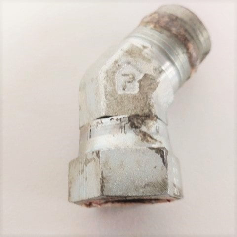 Used Parker *Set of 5* NPT Male 45° Elbow-A-Lok Fitting - P/N: 10MVEL8N-S (6654196056150)