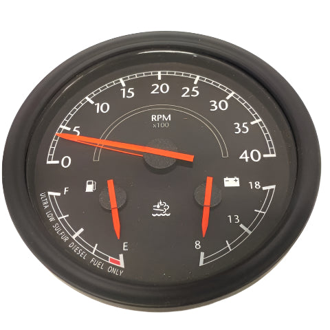 Freightliner 3 In 1 V/F, POL, 10, 4K Tachometer Gauge - P/N: W22-00012-054 (6658742255702)