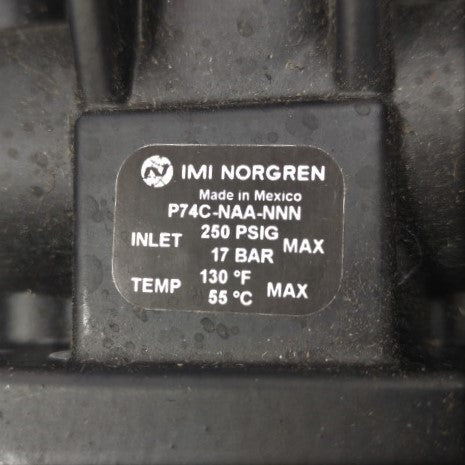 IMI Norgren Air Unloader Filter Assy - P/N: NRG 24 074 176 (4947982319702)