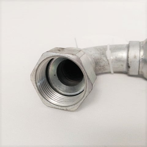 Eaton 28 Female Hydraulic Swivel Crimp On Hose Fitting With Elbow (6667624480854)