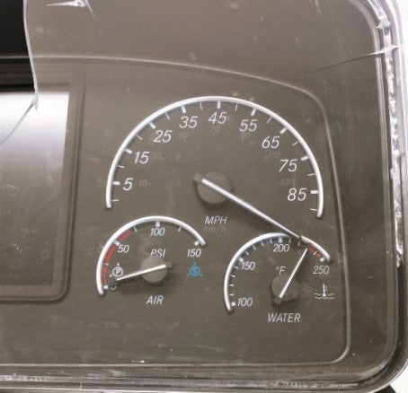 Freightliner 6-Gauge Instrument Cluster-mp/h - P/N: A22-75412-100 (4508104720470)