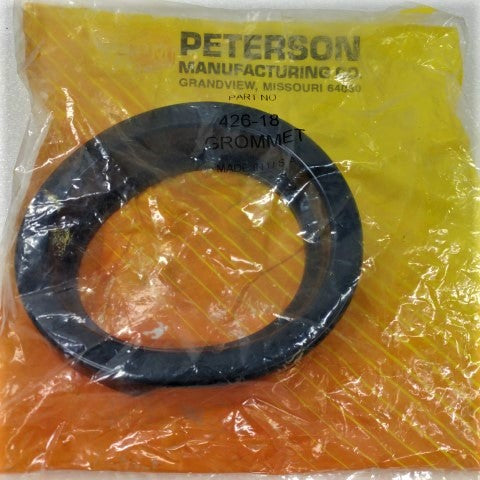 Peterson 4" Round Black PVC Grommet P/N  426-18 (4963335077974)