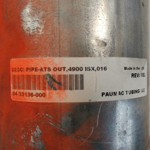 Freightliner After Treatment Pipe - P/N 04-33136-000 (4971120197718)