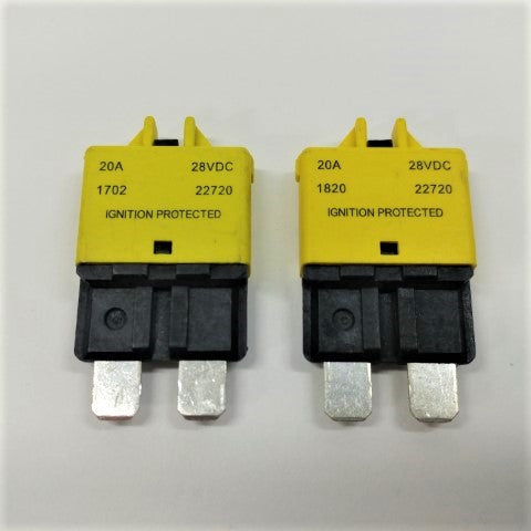 FREIGHTLINER 20 AMP CIRCUIT BREAKERS (SET OF 2) P/N 23-13127-320 (4974988296278)