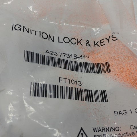 Freightliner 4 Keys, Key Code Lockset - P/N: A22-77318-413 (4993289650262)