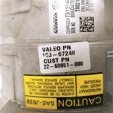 Freightliner M2 A/C Compressor - P/N: 22-60951-000 (4506871365718)