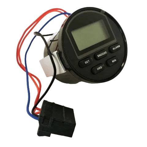 New Freightliner Digital Clock/Alarm - Black w/ Black Bezel - P/N  A22-69343-000 (4458383999062)