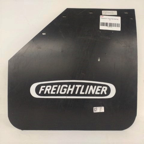 Freightliner LH Rear 24" Black Plastic Mud Flap w/ Logo  - P/N 22-69608-231 (6700460343382)