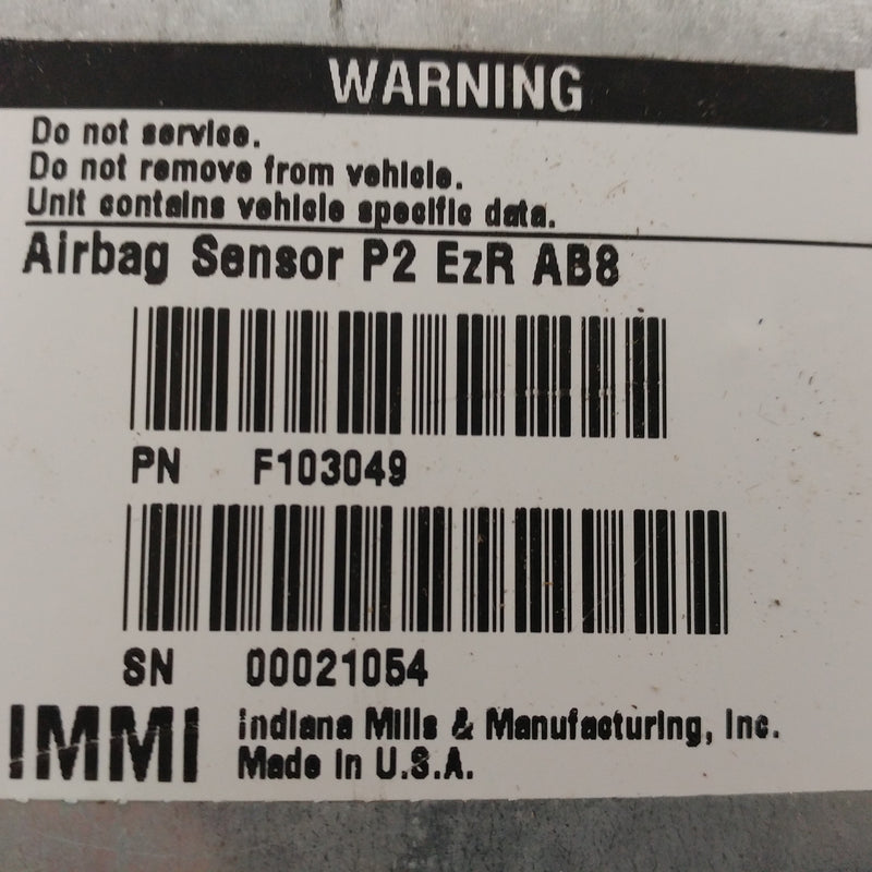 IMMI Airbag Sensor P2 EzR AB8 - P/N F103049 (6693397004374)