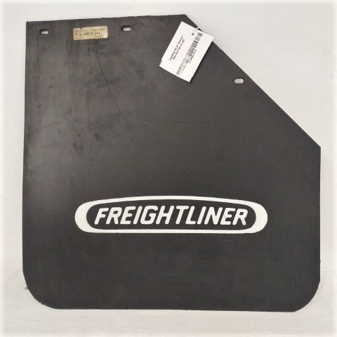 Freightliner RH 24" Mitered 2 Black Mud Flap w/ Logo - P/N  22-69608-241 (6694135824470)