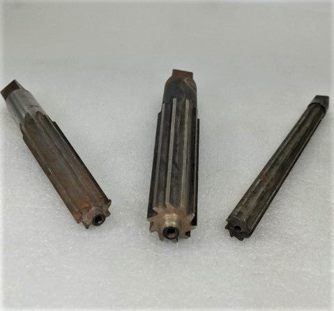*LOT OF 3* Pratt And Whitney Straight Reamers (4993430880342)