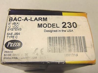Preco Bac-A-Larm - 97 dB (A) 12 VDC Systems  - Model 230 (3939591880790)