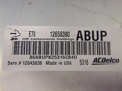 Damaged ACDelco Electronic Engine Control Module - P/N  12658390 (3939488956502)