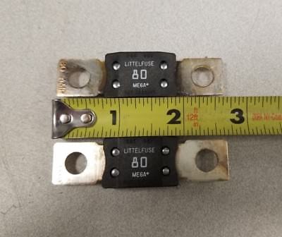 Littelfuse Mega 32 Volt Series Bolt-Down 80 Amp Fuses (Set 2)--23-13607-080 (3939596632150)