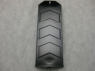 Retrac Mirror With Embossed Chevrons Painted Black P/N  30226 (3939605676118)