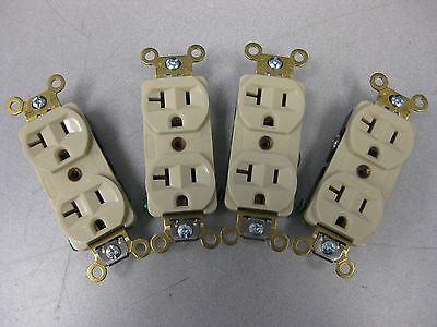 Hubbell Electrical Outlet - 125V, 20A - Duplex Receptacles Set 4 - P/N  HBL53521 (4023645896790)