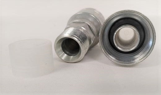 *Set of 2* Eaton Rigid 3/4" MPT Straight Crimp Oil Line Fitting - P/N: 12Z-112 (6667593384022)