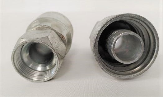 *Set of 2* Eaton Straight 1" ID Hydraulic Crimp Fitting - P/N: 16Z-616 (6667592073302)