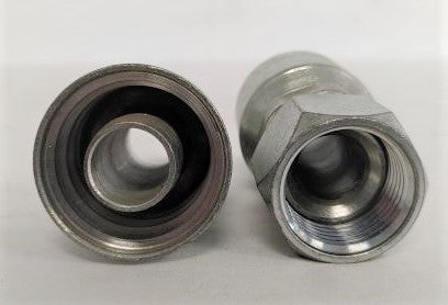 *Set of 2* Eaton Straight 1-1/16" x 3/4" Hydraulic Crimp Fitting - P/N  12Z-112 (6700451004502)