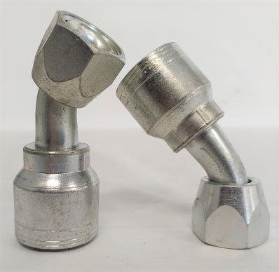 *Set of 2* Eaton 60° Elbow HYD Fitting w/ Female Swivel - P/N  12743-12-12 (6700450840662)