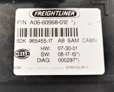 Freightliner Multiplexing Module ECU - P/N A06-60968-012 (6690298527830)