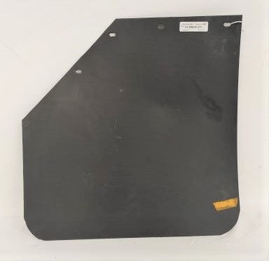 Used Freightliner 24 Inch Black Plastic Mud Flap w/o Logo - P/N: 22-69608-031 (6698095050838)