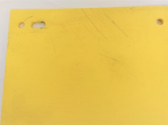 Used Freightliner RH 24" Mitered 1 Yellow Mud Flap - P/N  22-61643-521 (6700766494806)