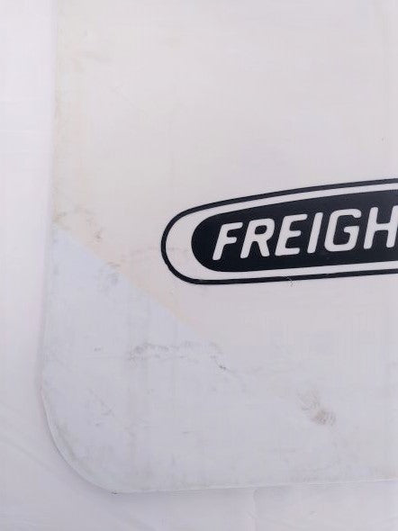 Freightliner RH Rear White Mud Flap w/ Logo- P/N  22-69608-341 (6741617311830)