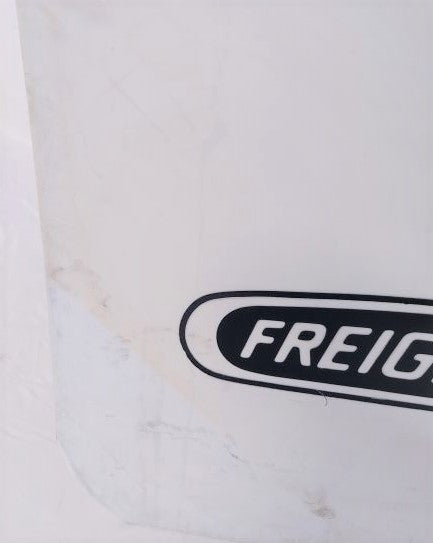 Freightliner RH Rear White Mud Flap w/ Logo- P/N  22-69608-341 (6741617311830)