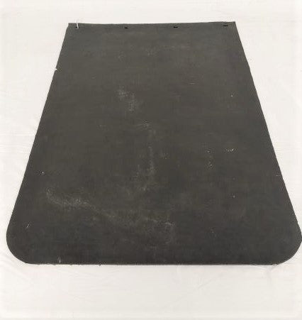 Used Curry Supply Co. 36" x 24" Straight Black Rubber Mud Flap w/ Logo (8154389643580)