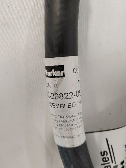 Parker 56" #6 Drop Line Hose w/ Female Swivel Ends - P/N: 12-20822-056 (6718908923990)