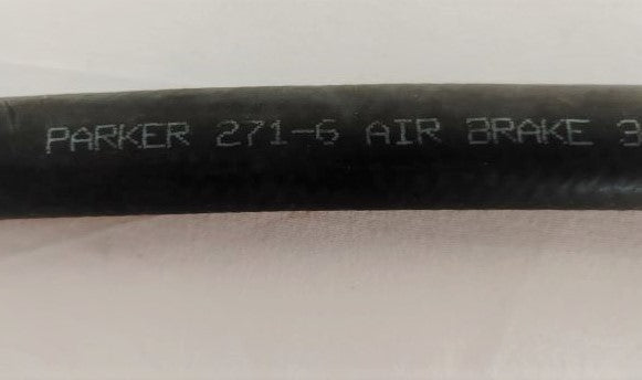 Parker 42" #6 Drop Line Hose w/ -6 45°  Swivel Ends - P/N  12-20822-042 (6719454806102)