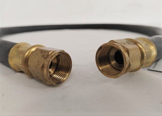 Parker #8 48" Charge Back Hose w/ -8 45° Swivel Ends - P/N: 12-21021-048 (6719474696278)