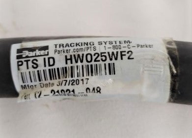 Parker #8 48" Charge Back Hose w/ -8 45° Swivel Ends - P/N: 12-21021-048 (6719474696278)
