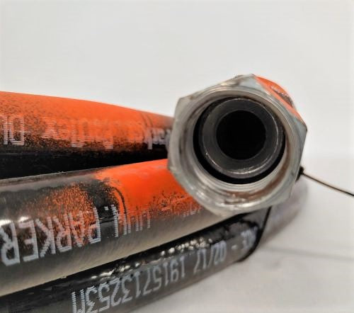 Freightliner #8 Parker Pressure Line Hose w/ Fittings - P/N 14-16920-325 (6723479011414)