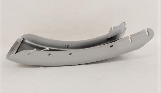 Freightliner M2  LH Painted Silver Steel Bumper End - P/N  A21-26500-039 (6726405881942)