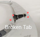 Damaged LH Chrome Headlamp Bezel - P/N  A17-14930-000, A17-14930-002 (6731492491350)