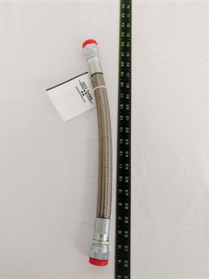 Parker 16" 939-12 PTFE Stainless Steel Braid Hose w/ 1-1/16"-12 Female Swivel (6749041524822)