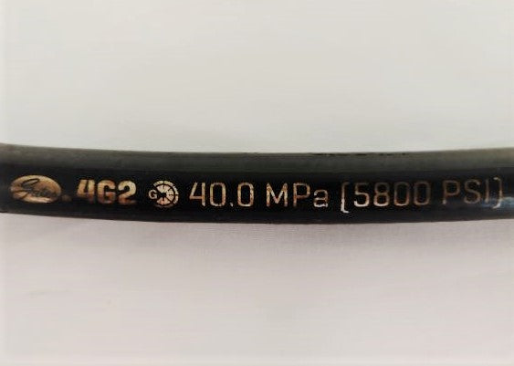 Gates 92" 4G2 ¼" Hydraulic Hose w/ Straight Swivel Ends & 7/16"-20 Threads (6750159503446)