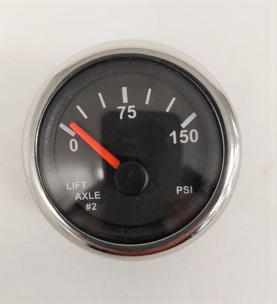 Freightliner Liftable Axle Number 2 PSI Gauge - P/N  A22-63877-002 (6785090322518)