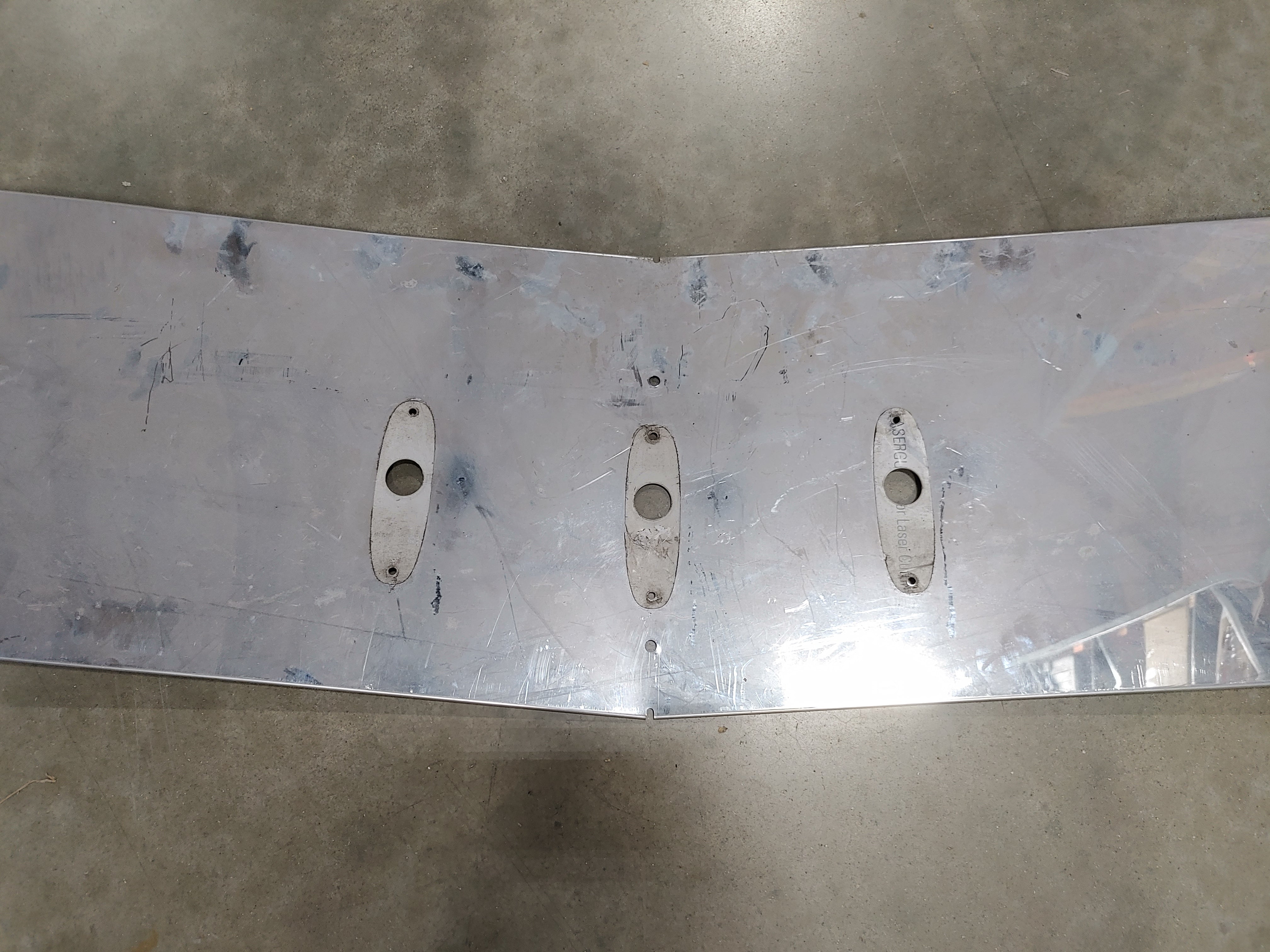 Used Freightliner 24U SS Exterior Sun Visor w/o Lights - P/N  A22-65533-003 (3939791732822)