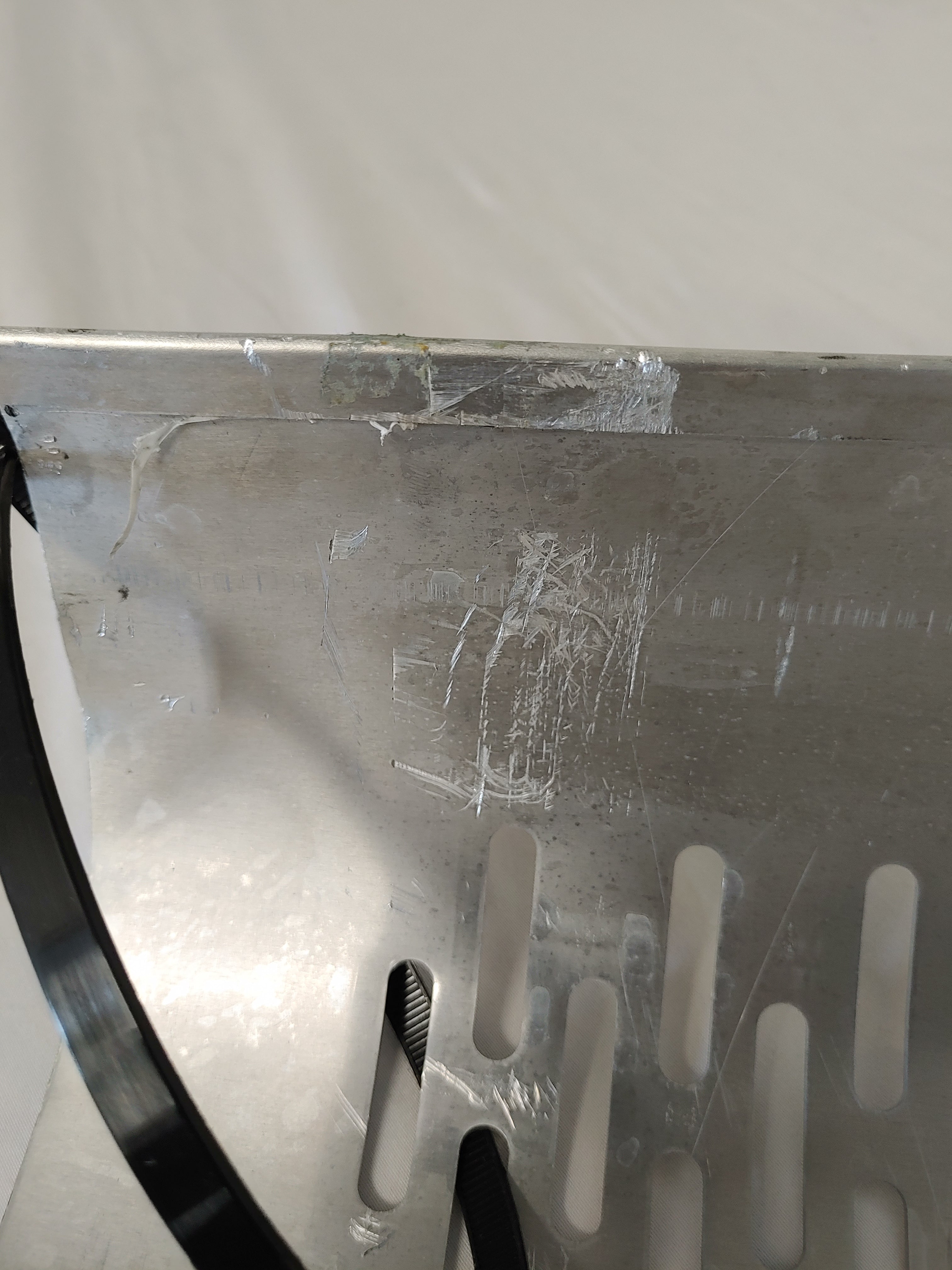 Damaged FTL Aluminum 5" Heating Ventilation Shield - P/N  04-24695-003 (6791949779030)