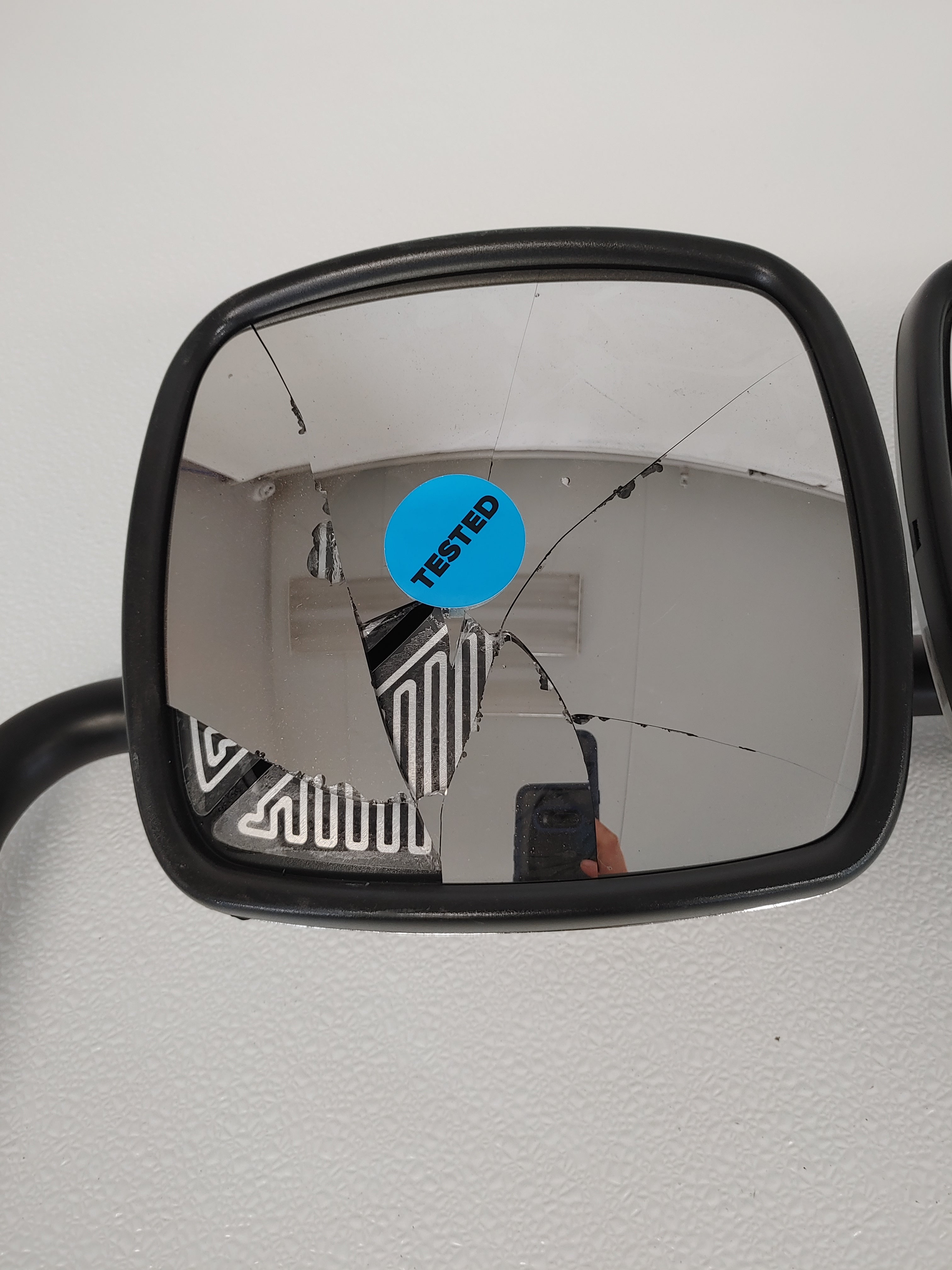 *Broken*  Freightliner M2 LH HTD Bright Primary Mirror - P/N: A22-73309-014 (6805197422678)