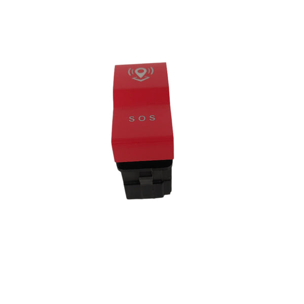 LIBERAL カーボンプッシュスイッチ レッド Freightliner Qualcomm Safety Overflow SOS Switch - A06-90129-024