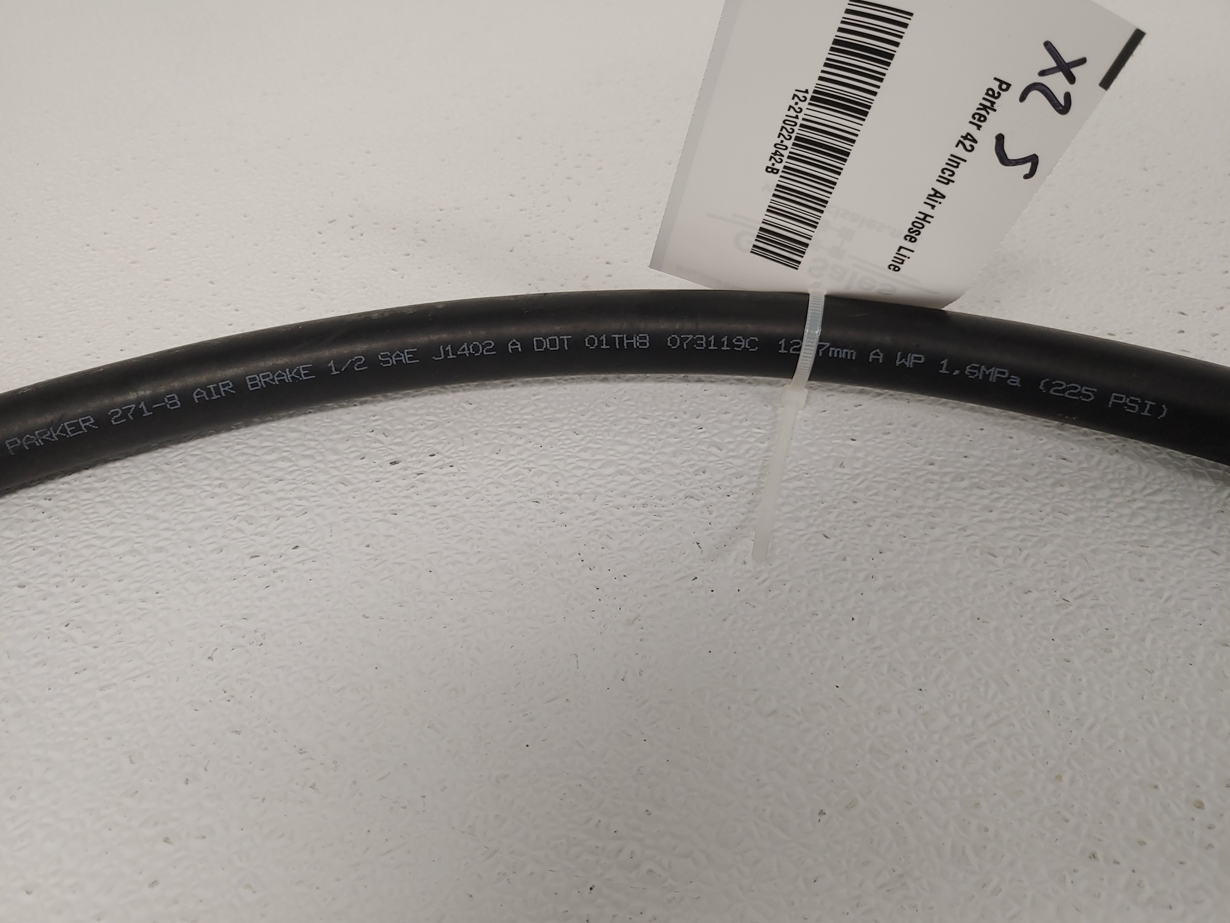 Parker 42 Inch Air Hose Line - P/N  12-21022-042 (8164662804796)