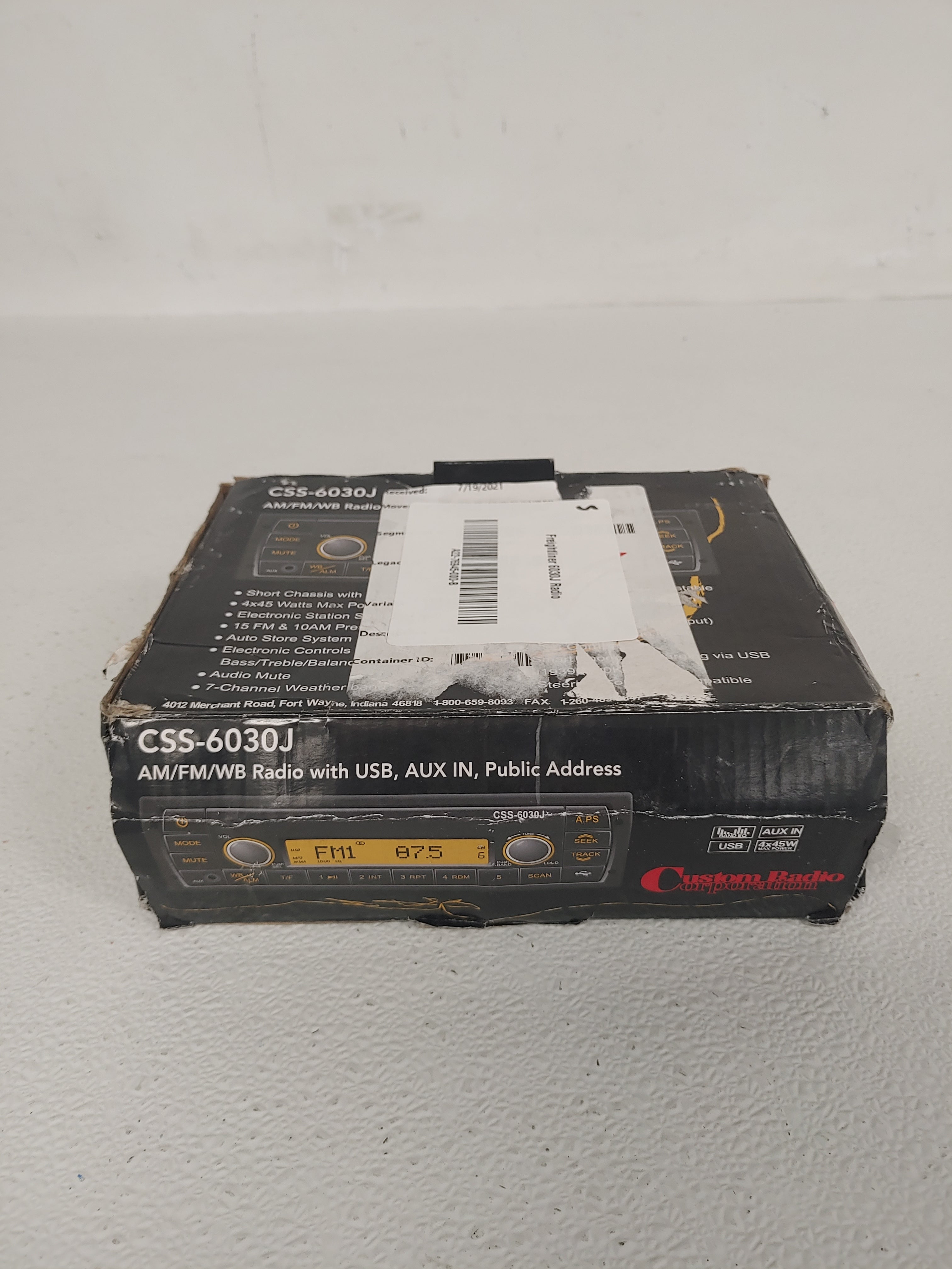 m*u様 Radio de ALcot! 03 Pana Pacific PP103910 Weatherband MO3 AM/FM CD Player Radio