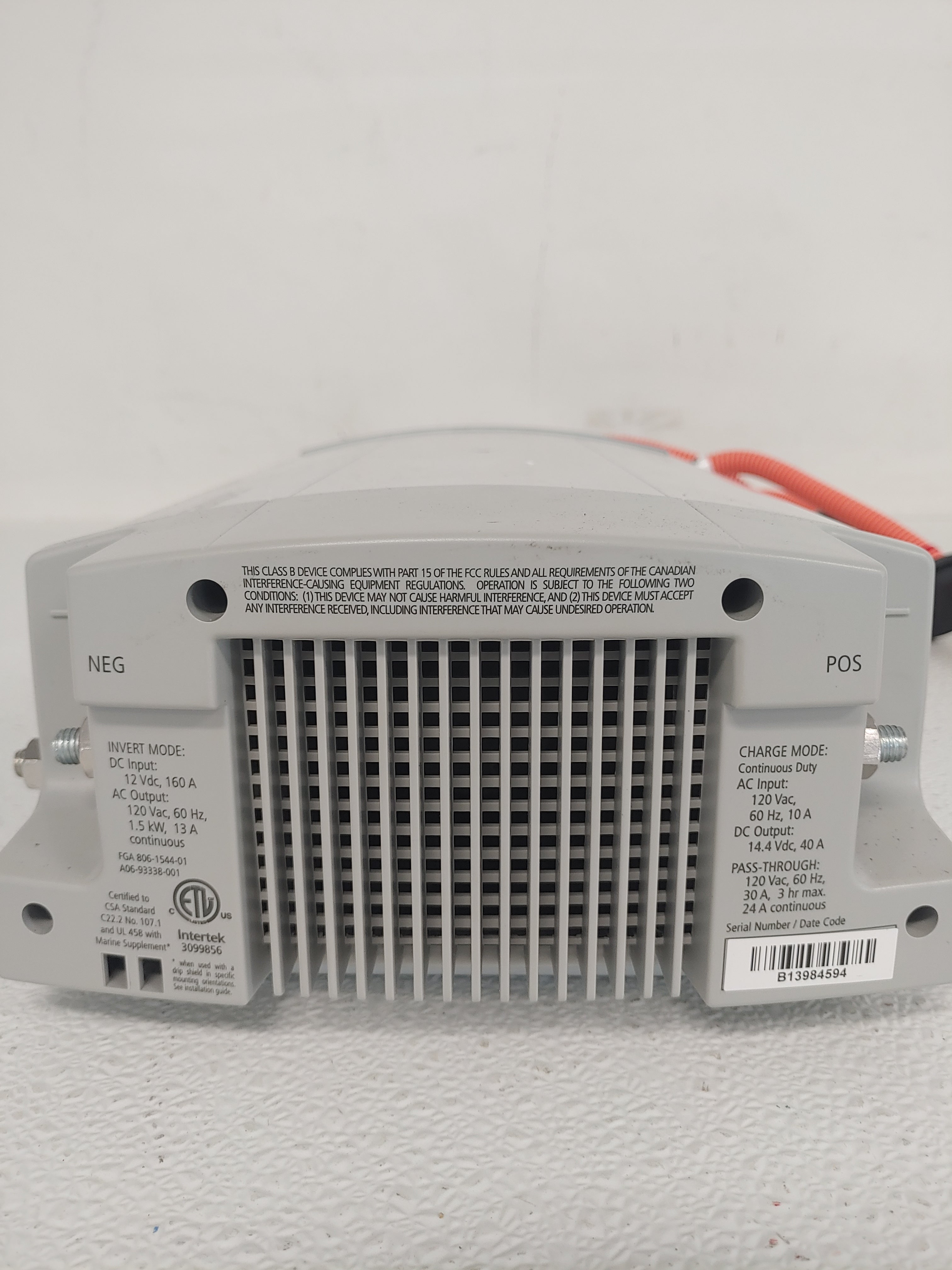 Used Xantrex Freedom HF 1500W Inverter Assembly - P/N A06-93338-001