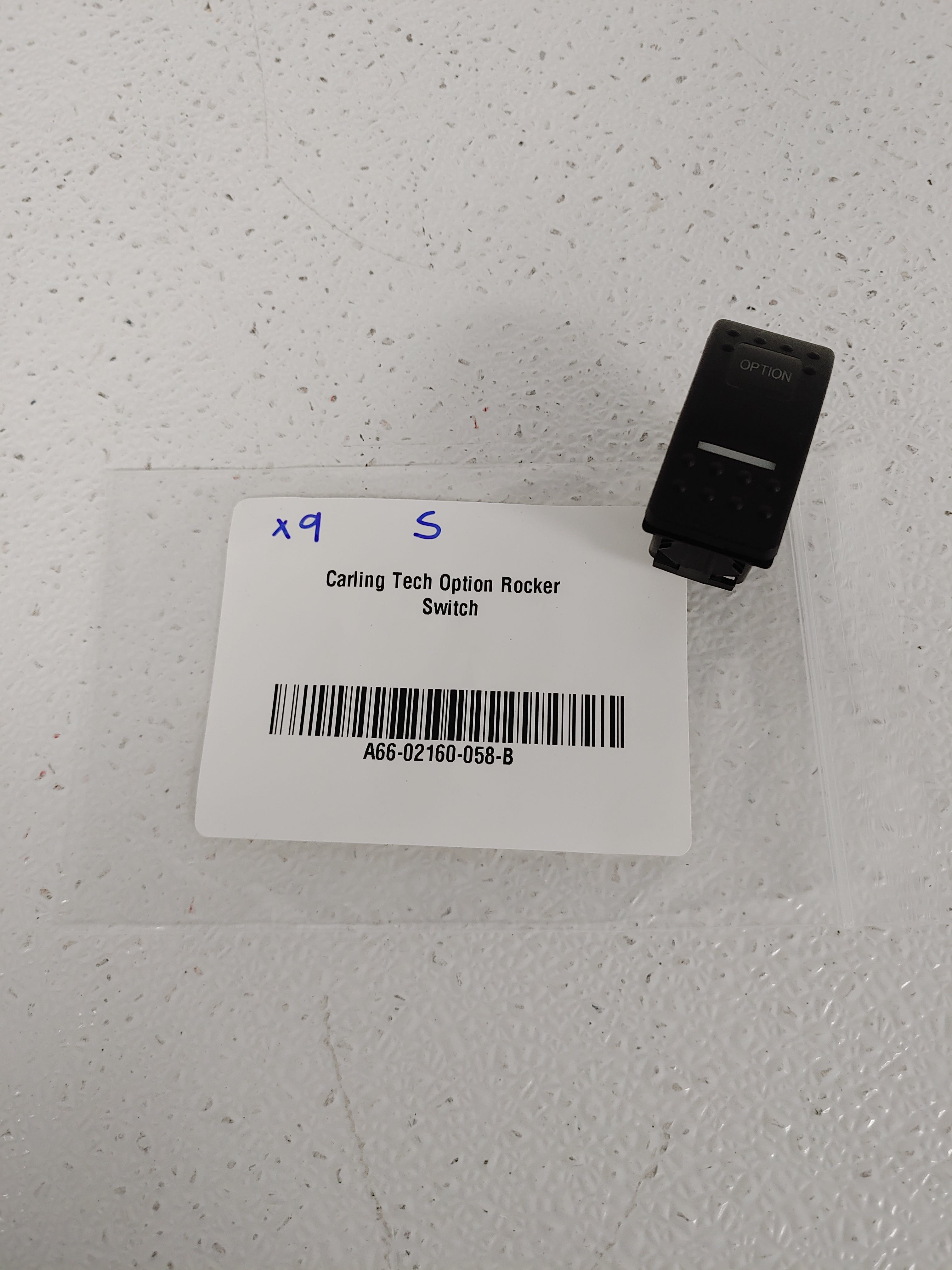 Carling Tech Option Rocker Switch - P/N A66-02160-058