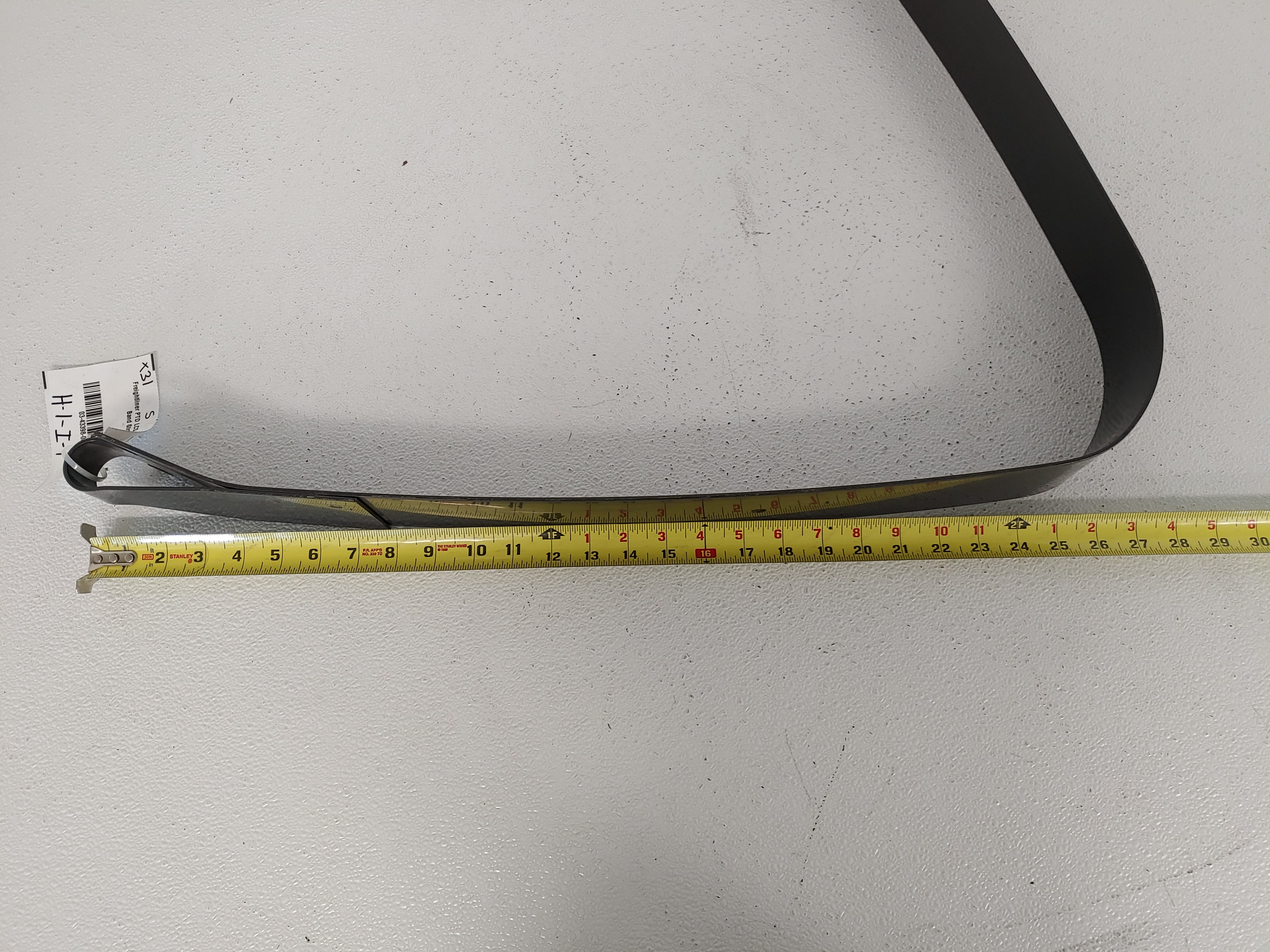 Freightliner PTD LCS Fuel Tank Band Strap - P/N  03-43398-000 (8001327530300)