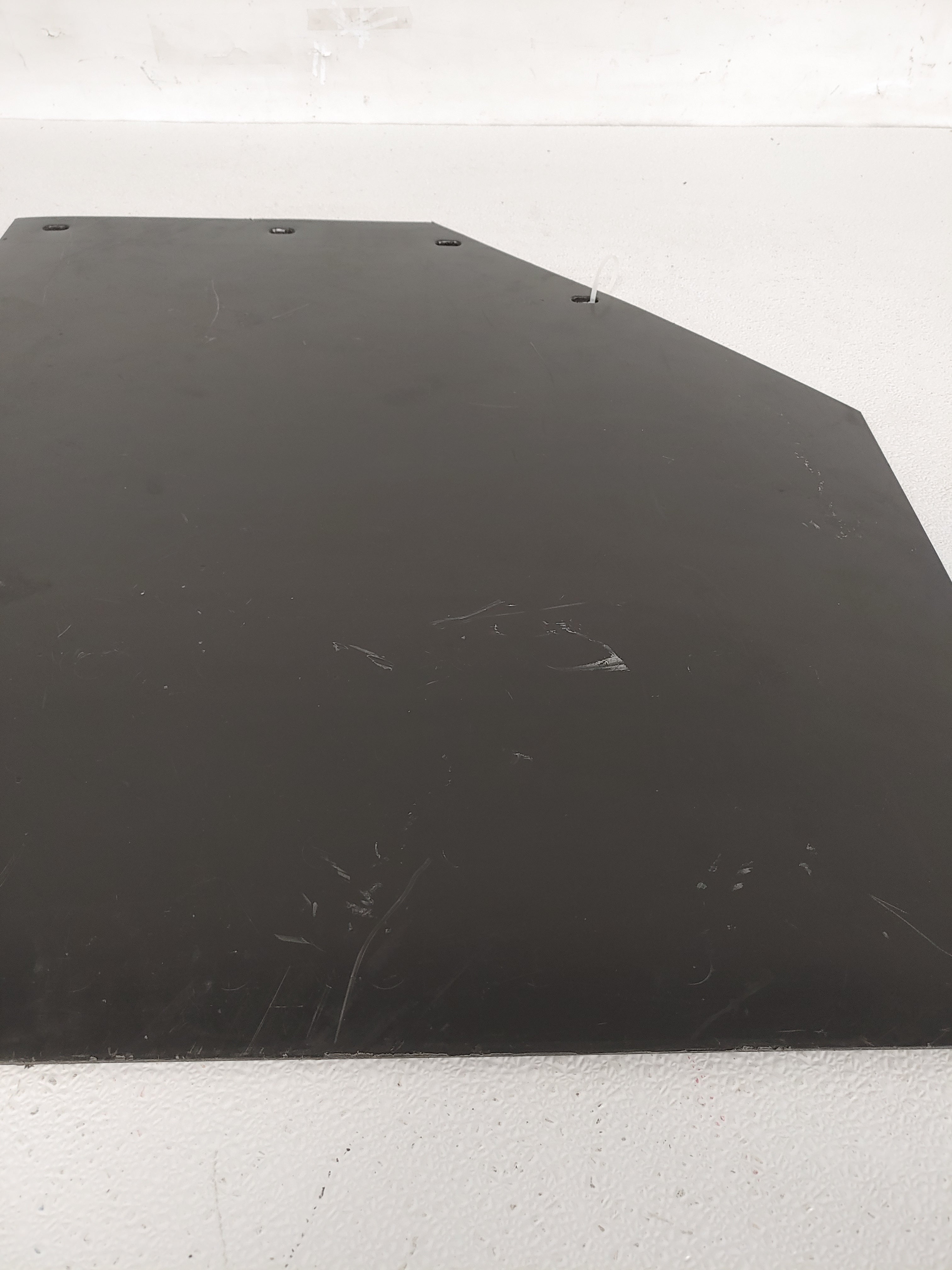 Used Freightliner 27" LH Rear Black Mud Flap w/ Logo - P/N  22-69608-233 (8286419976508)